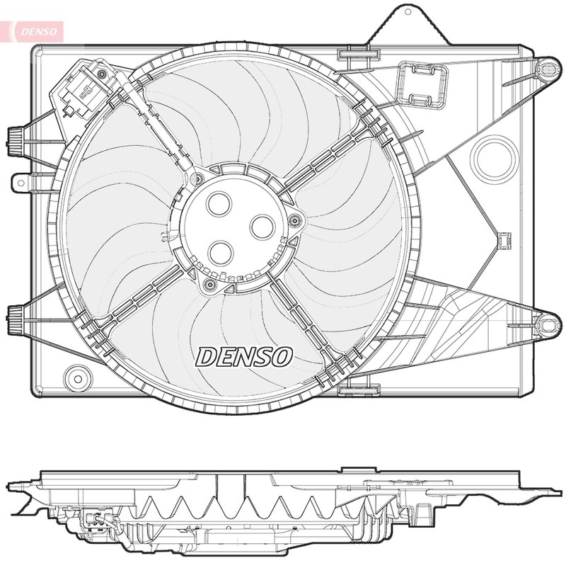 VENTILATOR RADIATOR RACIRE DENSO DER15001 - Compatibil cu CHEVROLET