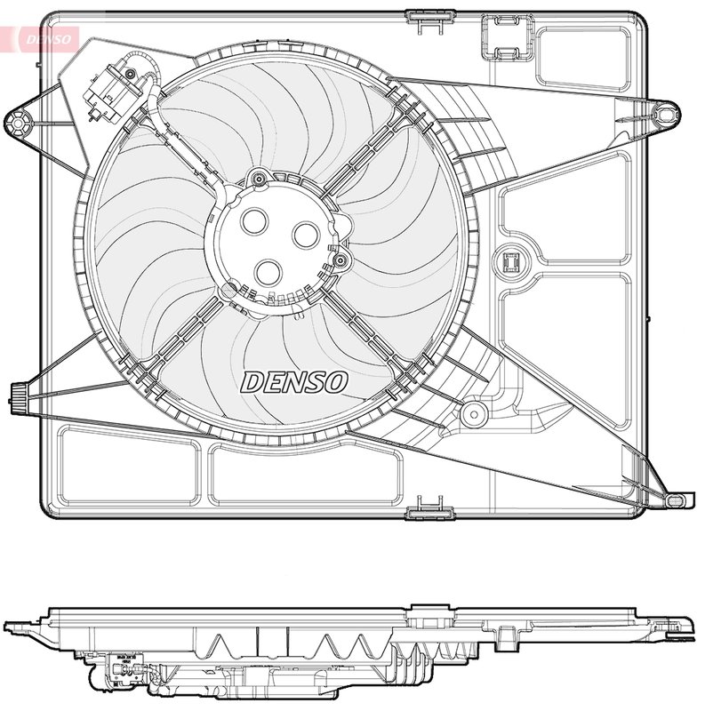 VENTILATOR RADIATOR RACIRE DENSO DER15005 - Piesa auto compatibila cu mai multe marci