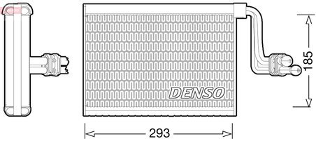 Evaporator aer conditionat Denso DEV05002