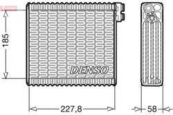Evaporator aer conditionat Denso DEV09011
