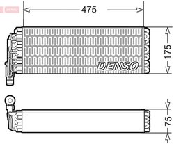 Evaporator aer conditionat Denso DEV12003