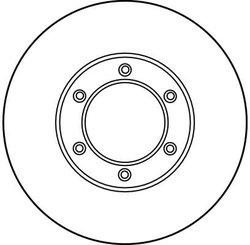 DISC FRANA TRW DF1012 - Compatibil cu RENAULT