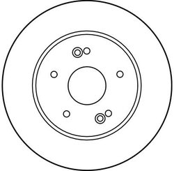 DISC FRANA TRW DF1028 - Compatibil cu RENAULT