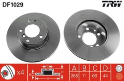 Disc frana TRW DF1029