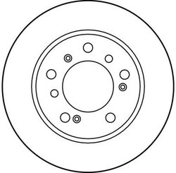 DISC FRANA TRW DF1118 - Compatibil cu ALFA ROMEO, CITROEN, FIAT, PEUGEOT, TALBOT