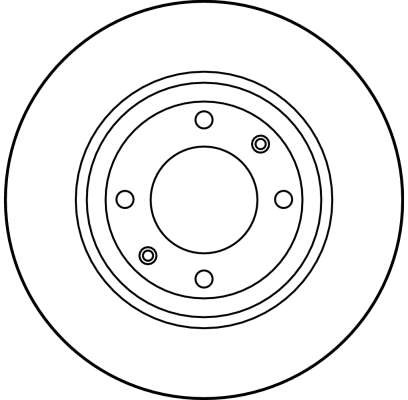 DISC FRANA TRW DF1220 - Compatibil cu CITROEN, CITROEN (DF-PSA), PEUGEOT