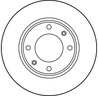 DISC FRANA TRW DF1221 - Compatibil cu CITROEN, CITROEN (DF-PSA), LIFAN, MAPLE (SMA), MEGA, PEUGEOT