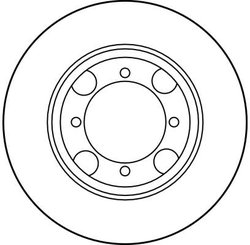 DISC FRANA TRW DF1428 - Compatibil cu HYUNDAI