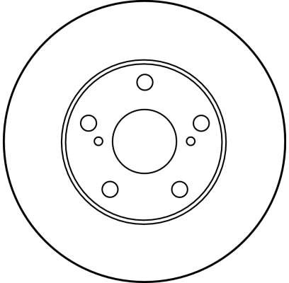 DISC FRANA TRW DF1431 - Compatibil cu HOLDEN, LEXUS, TOYOTA