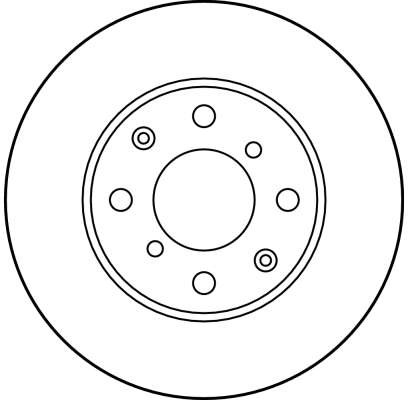 DISC FRANA TRW DF1436 - Compatibil cu HONDA, SEAT