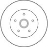 Disc frana TRW DF1524S
