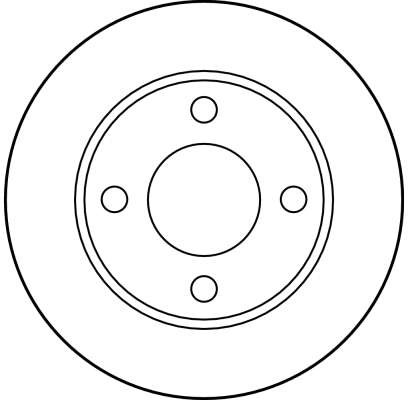 DISC FRANA TRW DF1526 - Compatibil cu AUDI