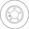 DISC FRANA TRW DF1538 - Compatibil cu BMW, BMW (BRILLIANCE)