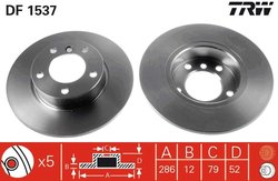 DISC FRANA TRW DF1537 - Compatibil cu BMW