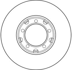 DISC FRANA TRW DF1577 - Compatibil cu MERCEDES-BENZ