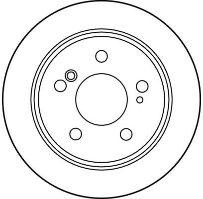 DISC FRANA TRW DF1583 - Compatibil cu MERCEDES-BENZ