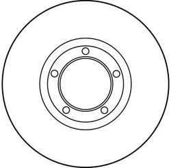 DISC FRANA TRW DF1653 - Compatibil cu FORD