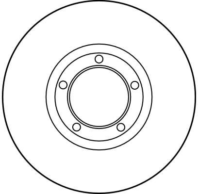 DISC FRANA TRW DF1653 - Compatibil cu FORD