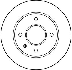 DISC FRANA TRW DF1649 - Compatibil cu FORD, PANTHER, TVR
