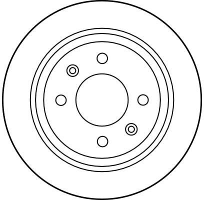 DISC FRANA TRW DF1669 - Compatibil cu SAAB