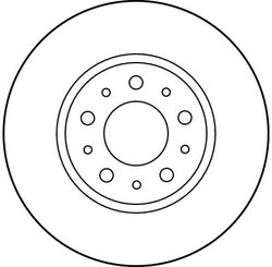 DISC FRANA TRW DF1697 - Compatibil cu VOLVO