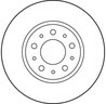 DISC FRANA TRW DF1697 - Compatibil cu VOLVO