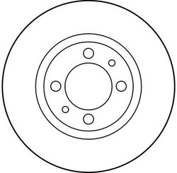 DISC FRANA TRW DF1723 - Compatibil cu LADA