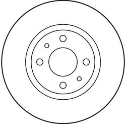 DISC FRANA TRW DF1747 - Compatibil cu ALFA ROMEO, FIAT, LANCIA