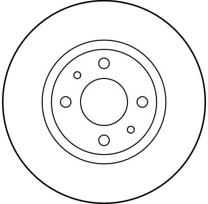 DISC FRANA TRW DF1747 - Compatibil cu ALFA ROMEO, FIAT, LANCIA