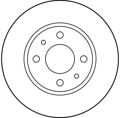 DISC FRANA TRW DF1748 - Compatibil cu LADA, ZAZ