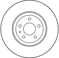 DISC FRANA TRW DF1749 - Compatibil cu ALFA ROMEO, FIAT, LANCIA, OPEL, VAUXHALL