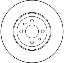 DISC FRANA TRW DF1757 - Compatibil cu ALFA ROMEO, FIAT, LANCIA