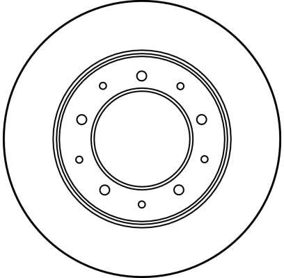 Disc frana TRW DF1802