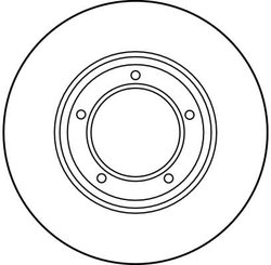 DISC FRANA TRW DF1803 - Compatibil cu LAND ROVER