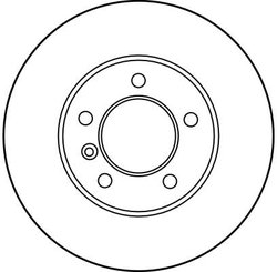 DISC FRANA TRW DF1804 - Compatibil cu DAIMLER, JAGUAR