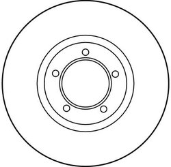 DISC FRANA TRW DF1826 - Compatibil cu LDV