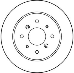 DISC FRANA TRW DF1815 - Compatibil cu ACURA, HONDA, ROVER