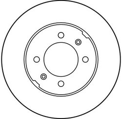 DISC FRANA TRW DF1829 - Compatibil cu AUSTIN, MG, RELIANT, ROVER