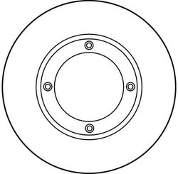 DISC FRANA TRW DF1925 - Compatibil cu BEDFORD, BYD, DAEWOO, HOLDEN, MARUTI, SUZUKI, SUZUKI (CHANGAN), VAUXHALL