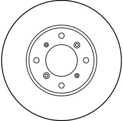 DISC FRANA TRW DF1963 - Compatibil cu ACURA, HONDA