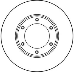 DISC FRANA TRW DF1967 - Compatibil cu FORD AUSTRALIA, NISSAN