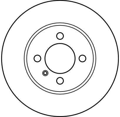 DISC FRANA TRW DF2550 - Compatibil cu BMW