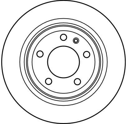 DISC FRANA TRW DF2557 - Compatibil cu BMW