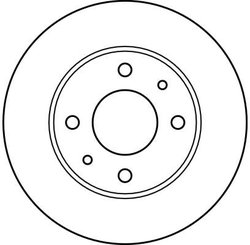 DISC FRANA TRW DF2576 - Compatibil cu NISSAN
