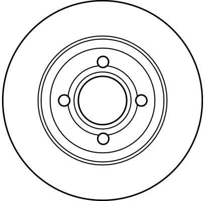 DISC FRANA TRW DF2597 - Compatibil cu AUDI