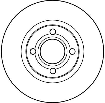 DISC FRANA TRW DF2601 - Compatibil cu AUDI
