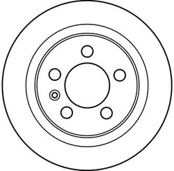 DISC FRANA TRW DF2619 - Compatibil cu SEAT, VW