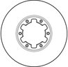 Disc frana TRW DF2625