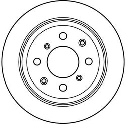 DISC FRANA TRW DF2646 - Compatibil cu HONDA, LOTUS, MG, ROVER