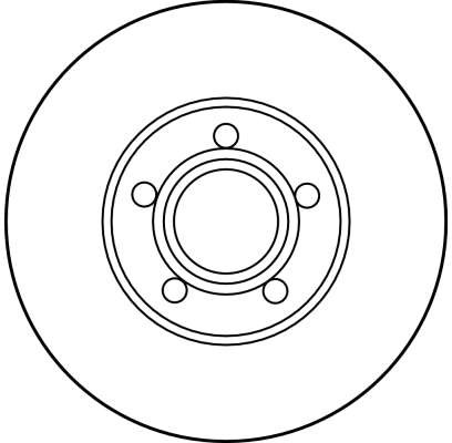 DISC FRANA TRW DF2652 - Compatibil cu AUDI, AUDI (FAW), HONGQI, SEAT, SKODA, VW, VW (SVW)